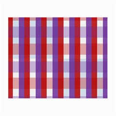 Gingham Pattern Line Small Glasses Cloth by HermanTelo