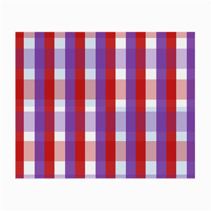 Gingham Pattern Line Small Glasses Cloth