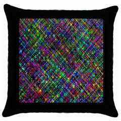 Pattern Artistically Throw Pillow Case (black) by HermanTelo