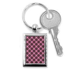 Purple Pattern Texture Key Chain (rectangle) by HermanTelo