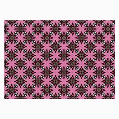 Purple Pattern Texture Large Glasses Cloth (2 Sides)