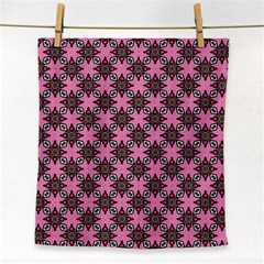 Purple Pattern Texture Face Towel