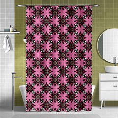 Purple Pattern Texture Shower Curtain 48  X 72  (small) 