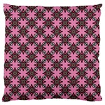 Purple Pattern Texture Large Cushion Case (Two Sides) Back