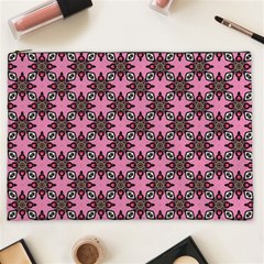 Purple Pattern Texture Cosmetic Bag (xxl)