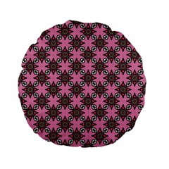 Purple Pattern Texture Standard 15  Premium Round Cushions by HermanTelo