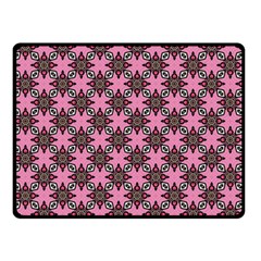 Purple Pattern Texture Double Sided Fleece Blanket (small) 