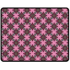 Purple Pattern Texture Double Sided Fleece Blanket (medium) 