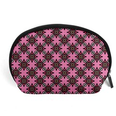 Purple Pattern Texture Accessory Pouch (large)