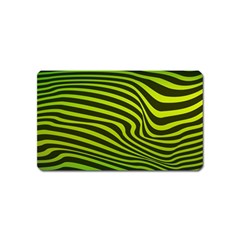 Wave Green Magnet (name Card) by HermanTelo