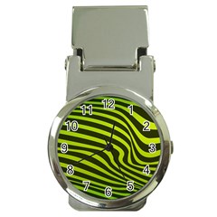 Wave Green Money Clip Watches by HermanTelo