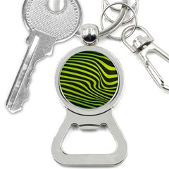 Wave Green Bottle Opener Key Chain