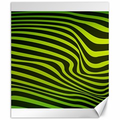 Wave Green Canvas 20  X 24 