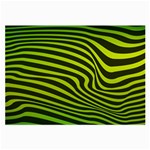 Wave Green Large Glasses Cloth (2 Sides) Front