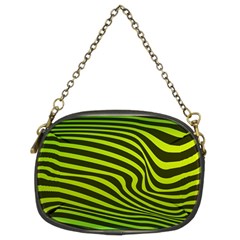 Wave Green Chain Purse (two Sides) by HermanTelo