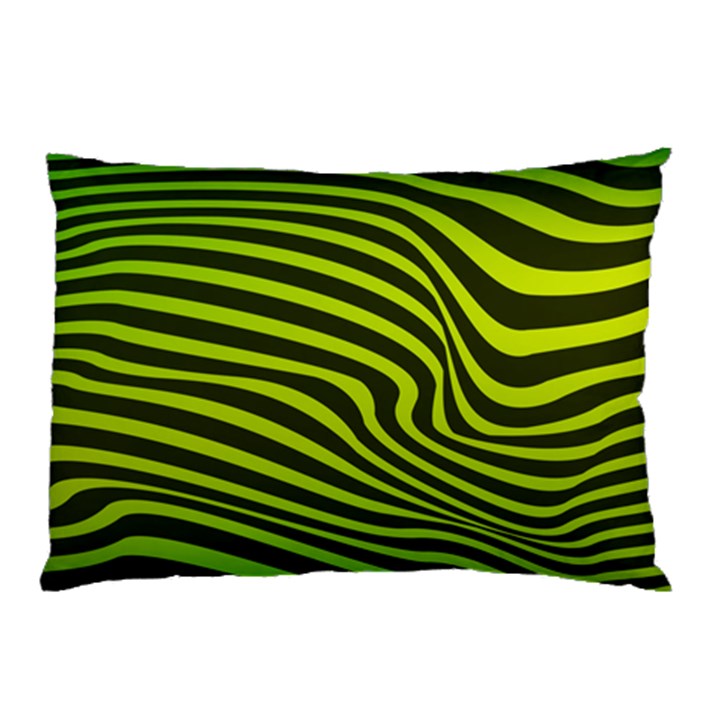 Wave Green Pillow Case