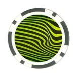 Wave Green Poker Chip Card Guard (10 pack) Front