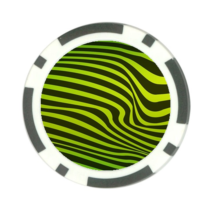 Wave Green Poker Chip Card Guard (10 pack)