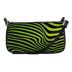 Wave Green Shoulder Clutch Bag by HermanTelo