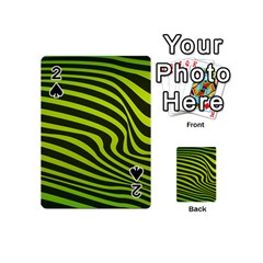 Wave Green Playing Cards 54 Designs (mini)