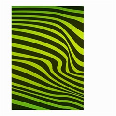 Wave Green Small Garden Flag (two Sides)