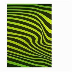 Wave Green Large Garden Flag (two Sides) by HermanTelo