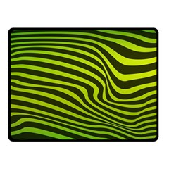 Wave Green Double Sided Fleece Blanket (small) 