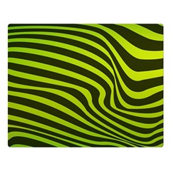 Wave Green Double Sided Flano Blanket (large) 