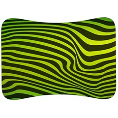 Wave Green Velour Seat Head Rest Cushion by HermanTelo