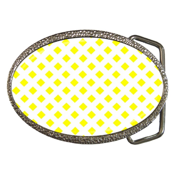 Yellow White Belt Buckles