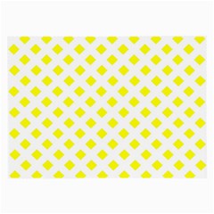 Yellow White Large Glasses Cloth (2 Sides)