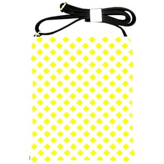 Yellow White Shoulder Sling Bag