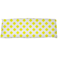 Yellow White Body Pillow Case (dakimakura)