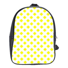 Yellow White School Bag (xl) by HermanTelo