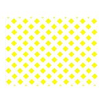 Yellow White Double Sided Flano Blanket (Mini)  35 x27  Blanket Front