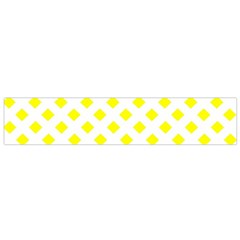 Yellow White Small Flano Scarf