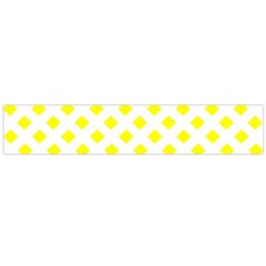 Yellow White Large Flano Scarf 