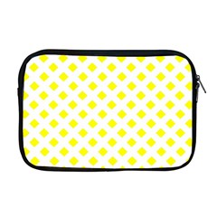 Yellow White Apple Macbook Pro 17  Zipper Case