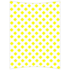 Yellow White Back Support Cushion