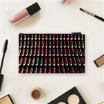 Texture Abstract Cosmetic Bag (Small) Back