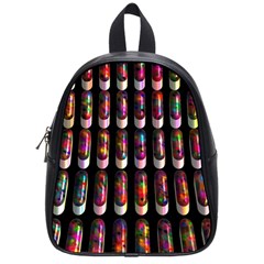 Texture Abstract School Bag (small)