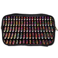 Texture Abstract Toiletries Bag (two Sides)