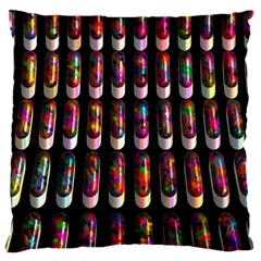 Texture Abstract Large Flano Cushion Case (two Sides)