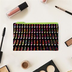 Texture Abstract Cosmetic Bag (xs)