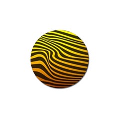 Wave Line Curve Abstract Golf Ball Marker (4 Pack)