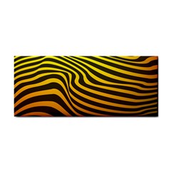 Wave Line Curve Abstract Hand Towel by HermanTelo