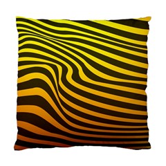 Wave Line Curve Abstract Standard Cushion Case (one Side)