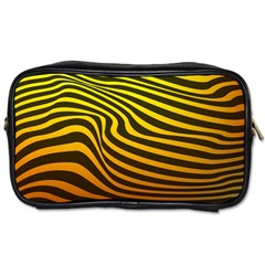 Wave Line Curve Abstract Toiletries Bag (one Side)