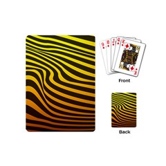 Wave Line Curve Abstract Playing Cards Single Design (mini)