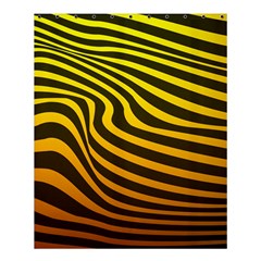 Wave Line Curve Abstract Shower Curtain 60  X 72  (medium)  by HermanTelo